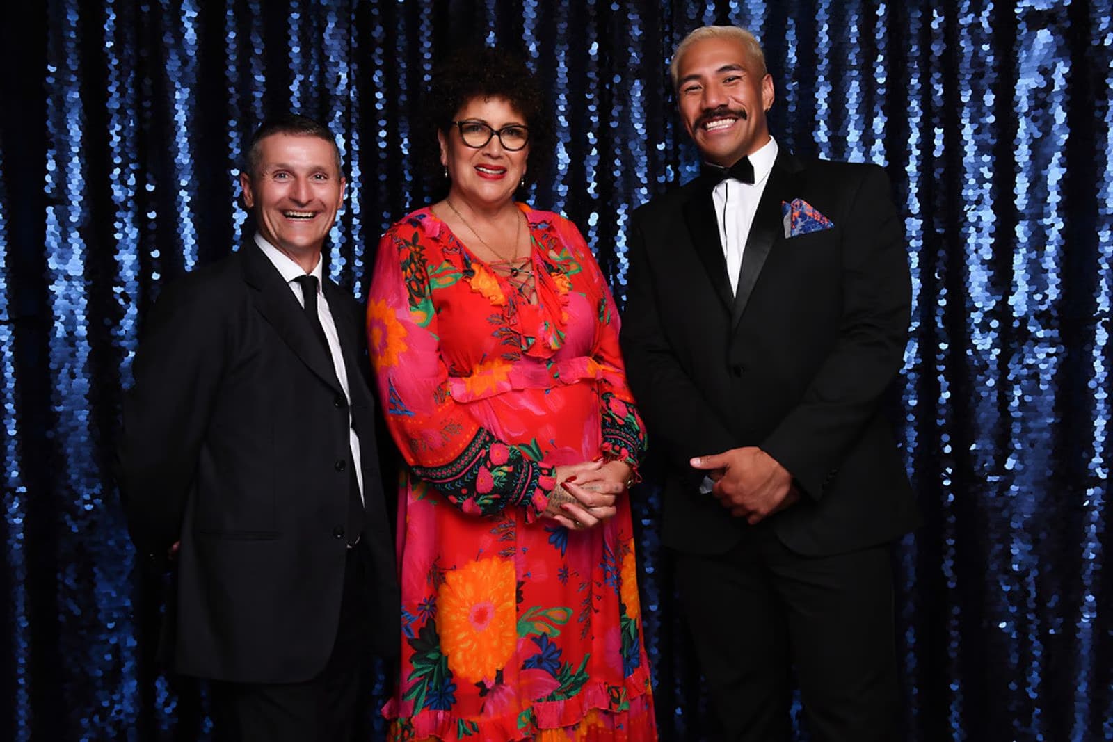 The team dressed up at an industry awards gala